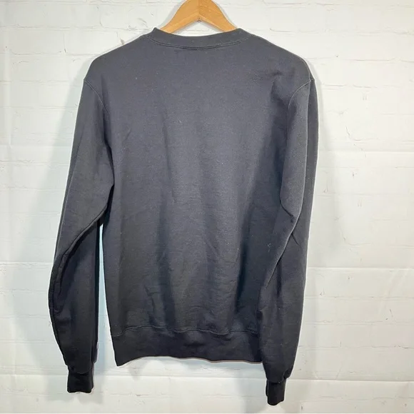 Champion Fairfield University Stags Fleece Sweatshirt Mens Small Black Pullover - Picture 8 of 8